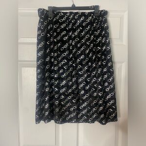 Bebe Logo Plush Robe / Wrap Skirt Size: Large / XL